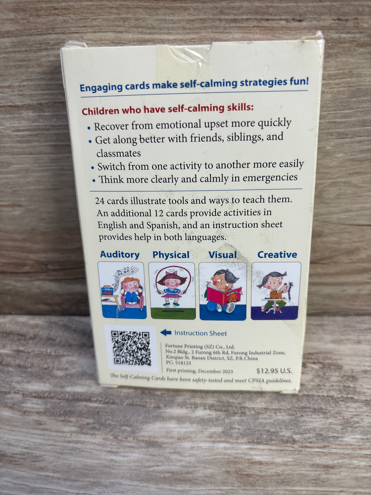 NEW Bilingual Self-Calming Cards 24ct