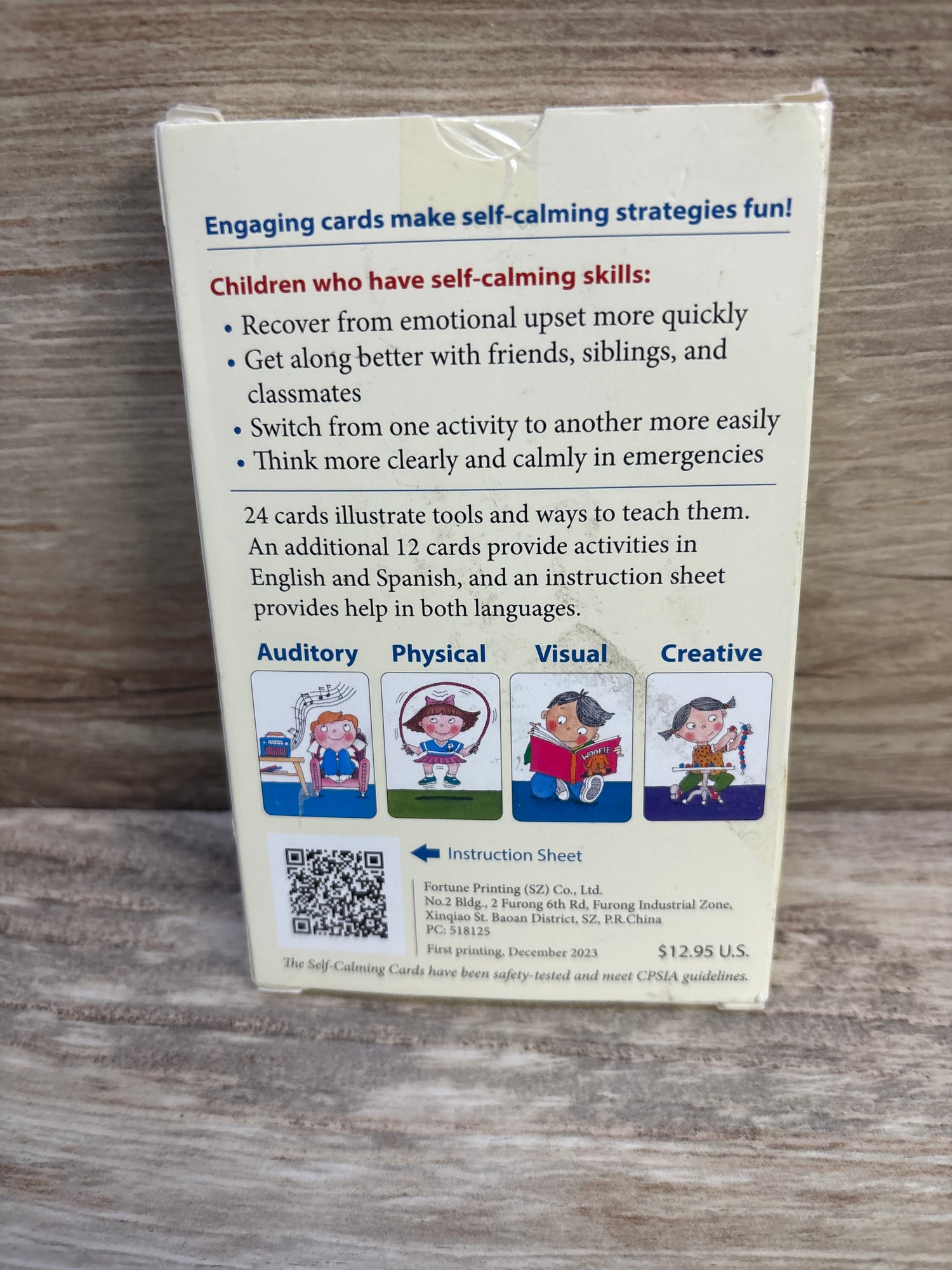 NEW Bilingual Self-Calming Cards 24ct