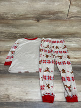 Rudolph The Red Nose Reindeer 2pc Pajama Set Beige sz 3T