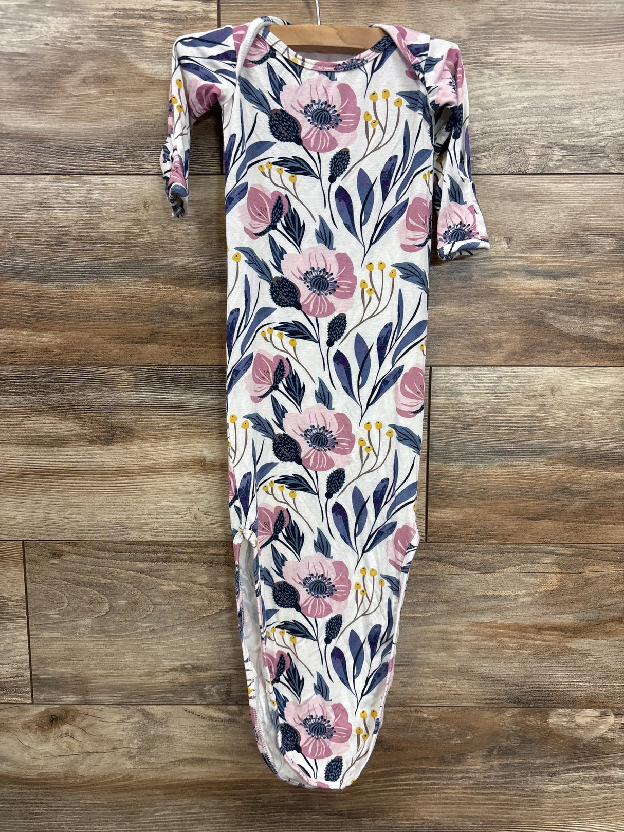 Milkmaid Goods Floral Knotted Gown sz 0-3m