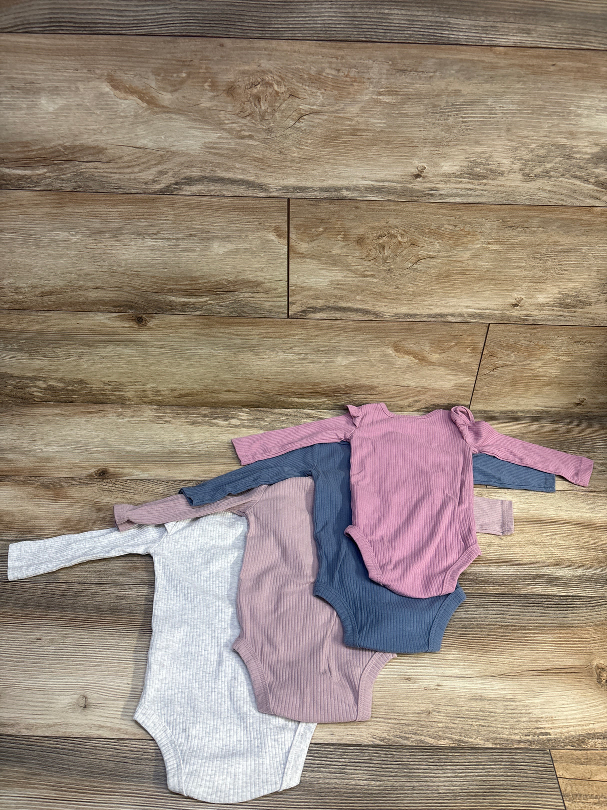 Carter's 4pk Ribbed Bodysuits Pink sz 9m