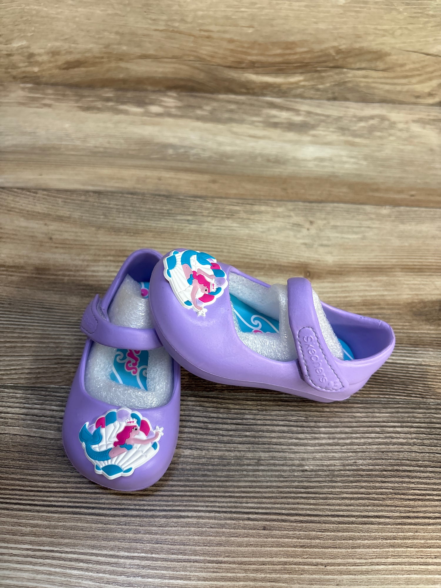 NWOT Skechers Mermaid Mary Jane Water Shoes Purple sz 5c