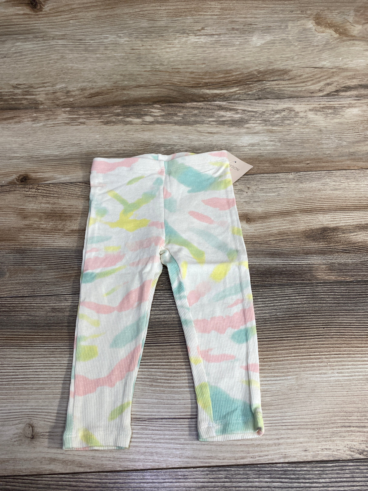 NEW Grayson Mini Tie-Dye Leggings Cream sz 18m