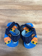 Wonder Nation Crab Flip Flops Blue sz 3c