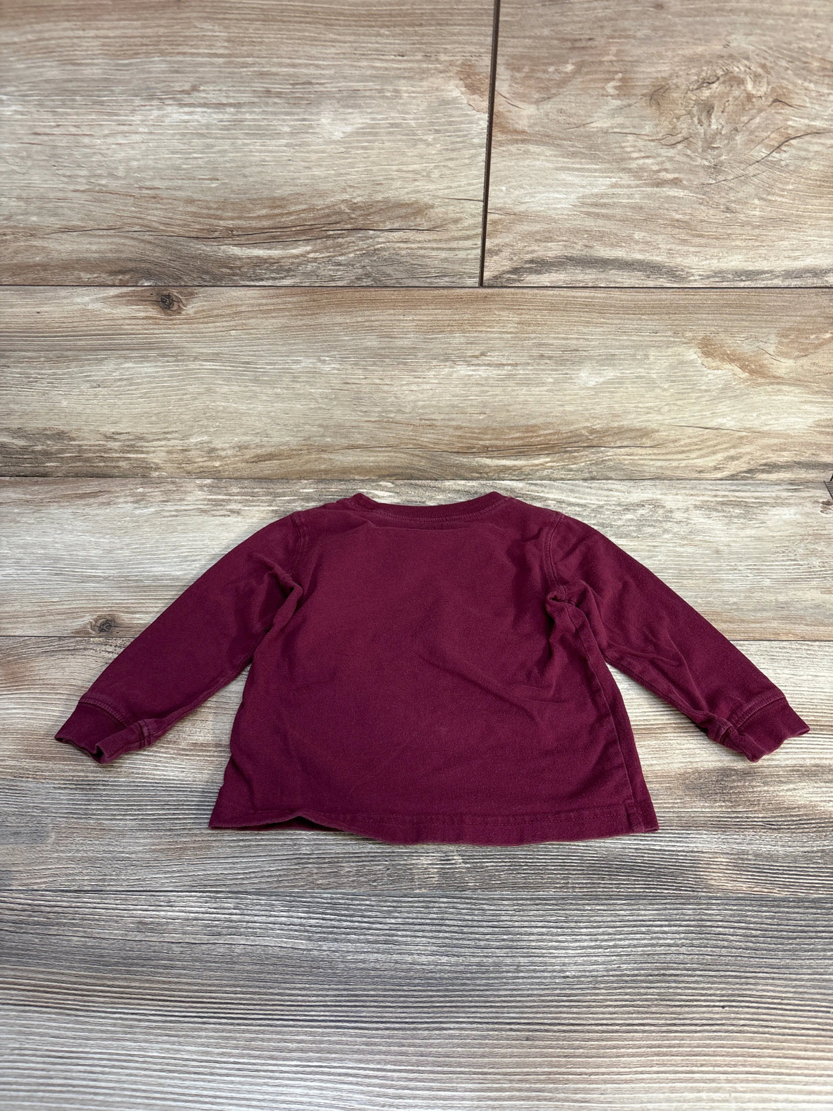 Carter's Hot Dot Shirt Burgundy sz 18m - Me n Mommy To Be