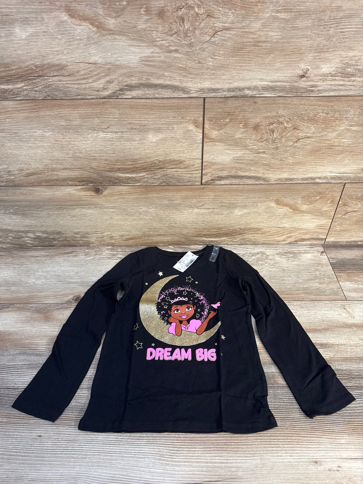 NEW Children's Place Dream Big Black Shirt sz 5T