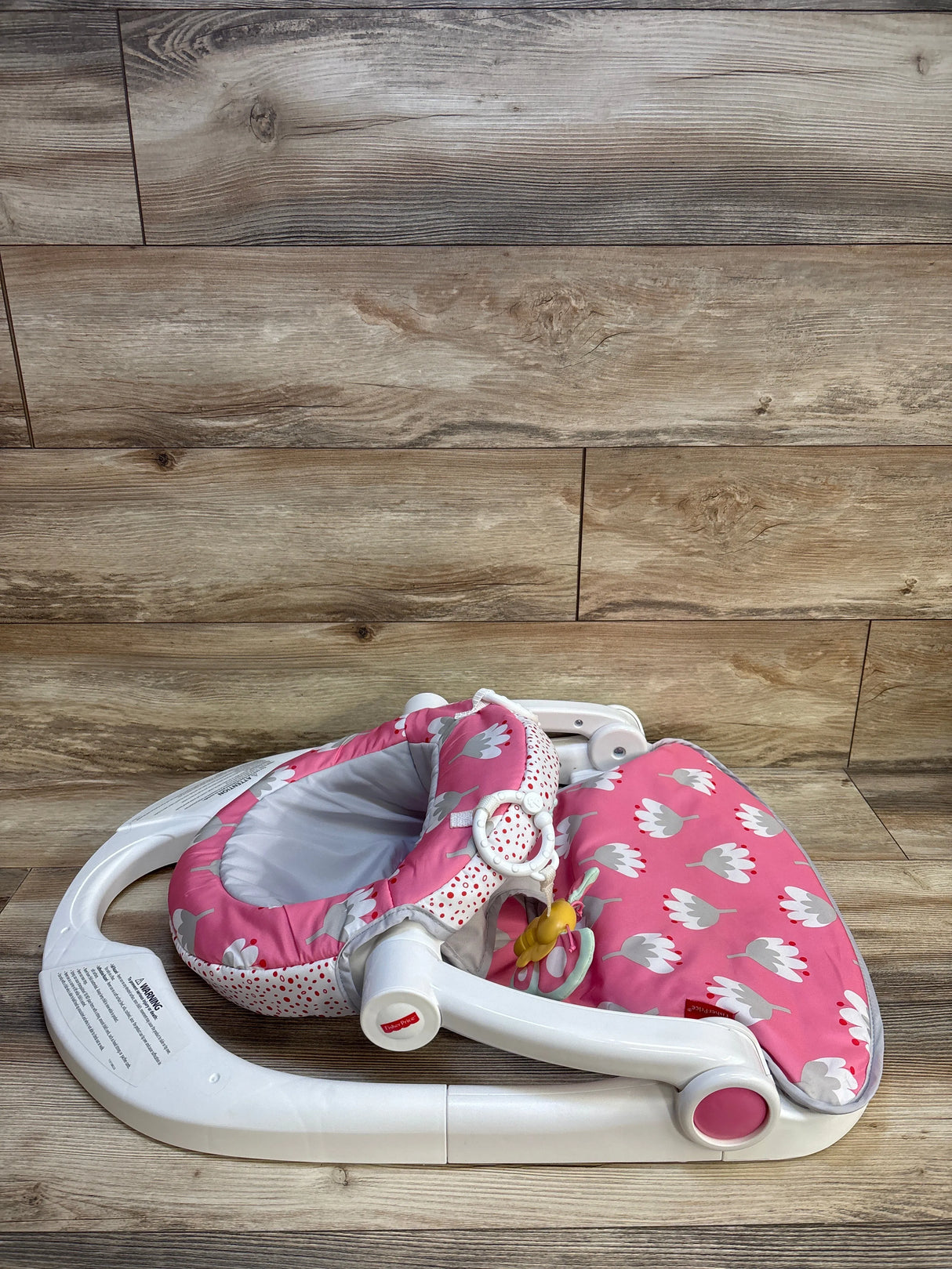 Fisher Price Sit-Me-Up Floor Seat in Pink