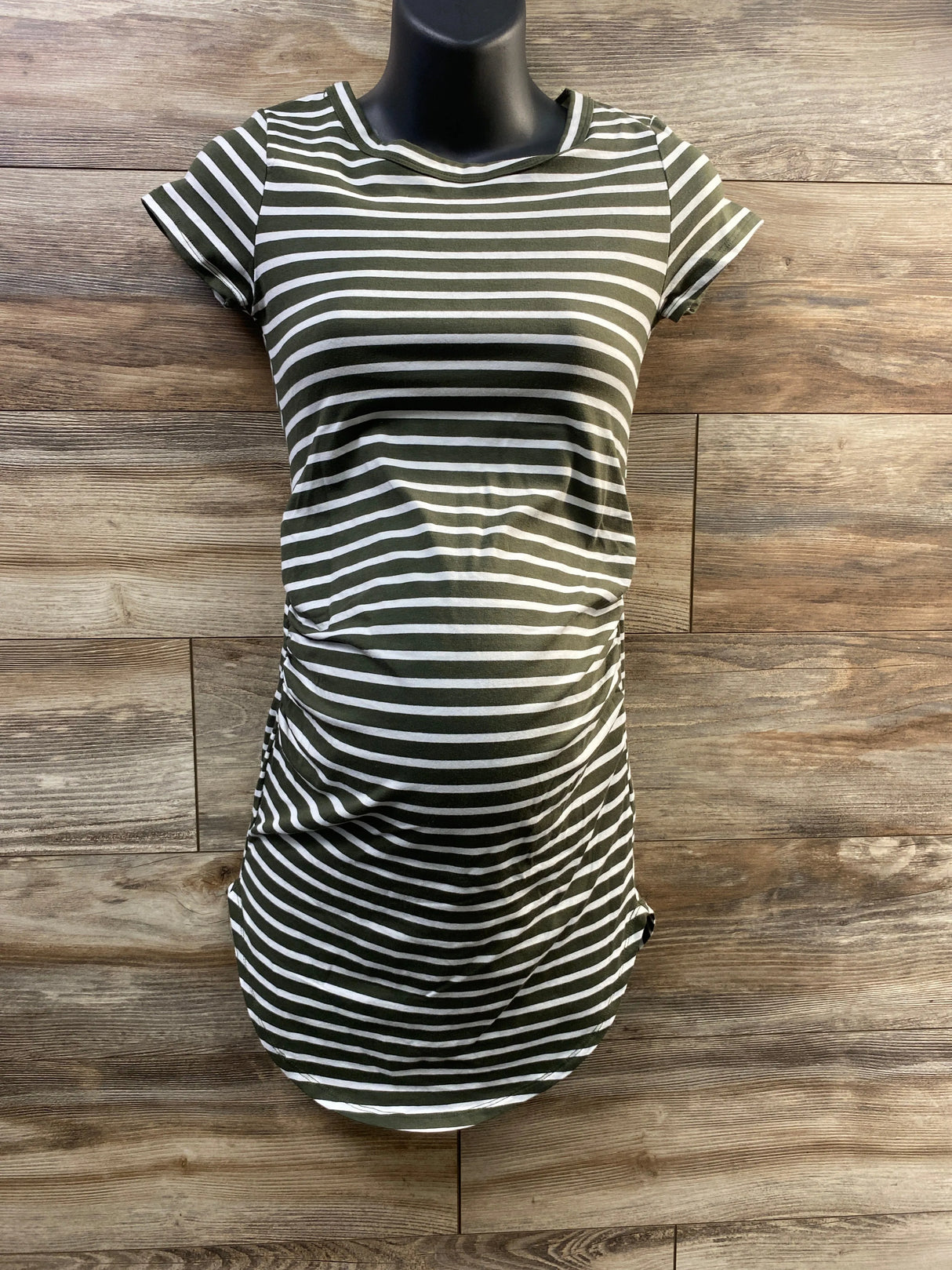 Heart & Hips Striped Dress Green sz Small