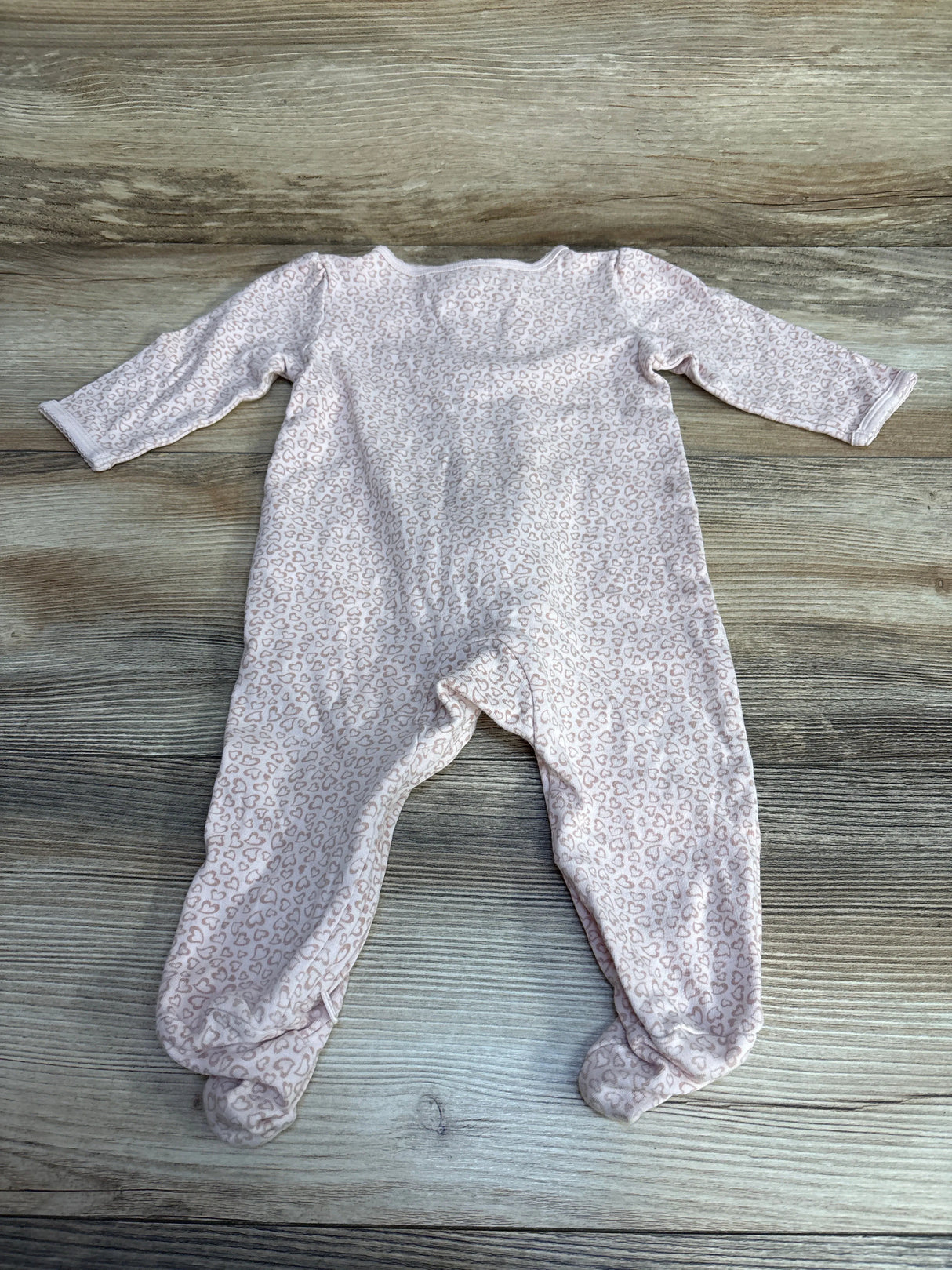 Carter's Heart Print Sleeper Pink sz 6m - Me n Mommy To Be