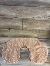 Boppy Organic Nursing Pillow Cover in Camel Stitched Stripe