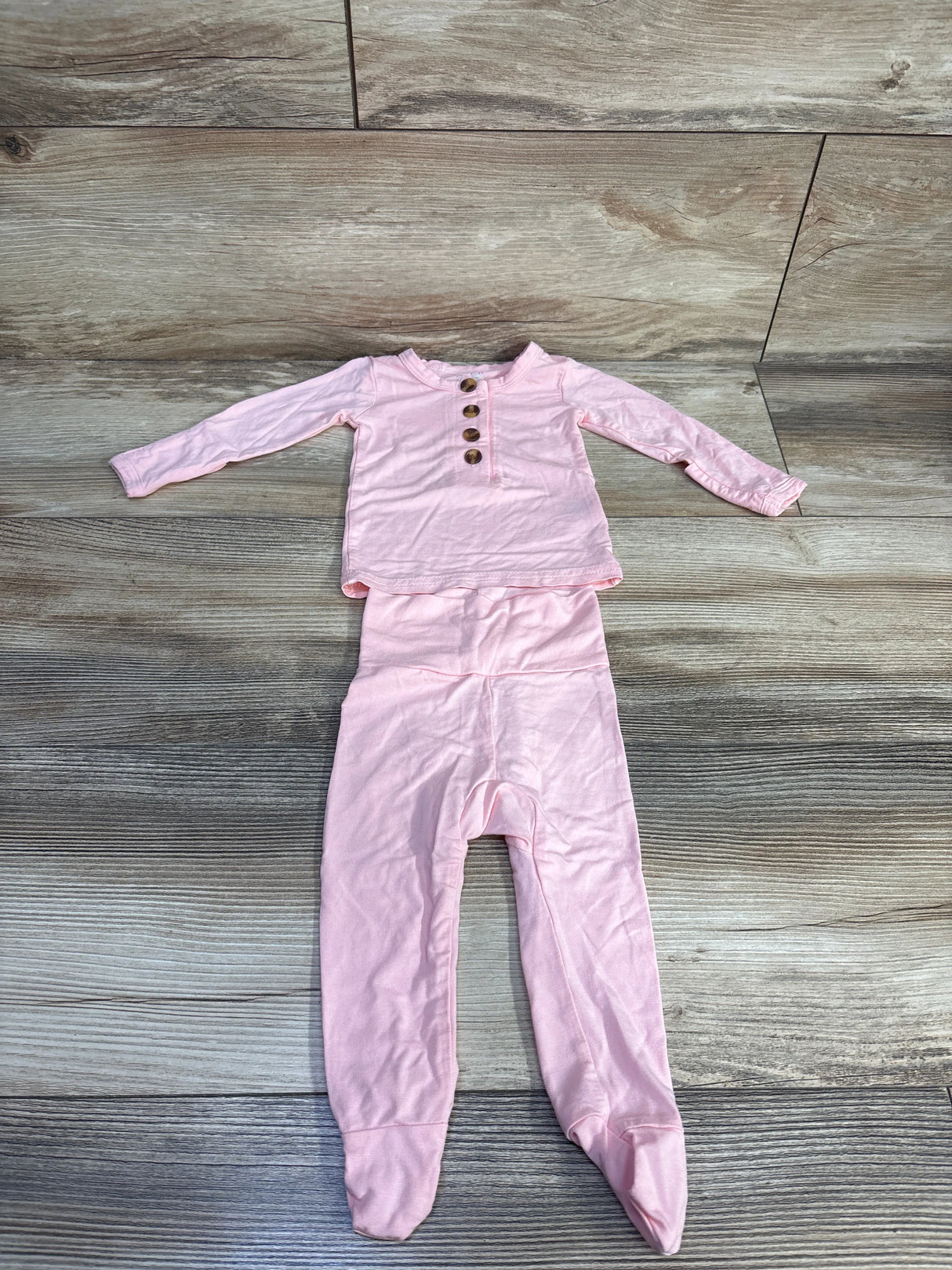 Little Buggins 2Pc Top & Bottom Set in Baby Pink sz 0-3m