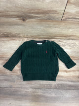 Ralph Lauren Cable Knit Cardigan Green sz 9m