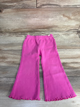 Baby Gap Ribbed Lettuce Trim Pants Pink sz 18-24m
