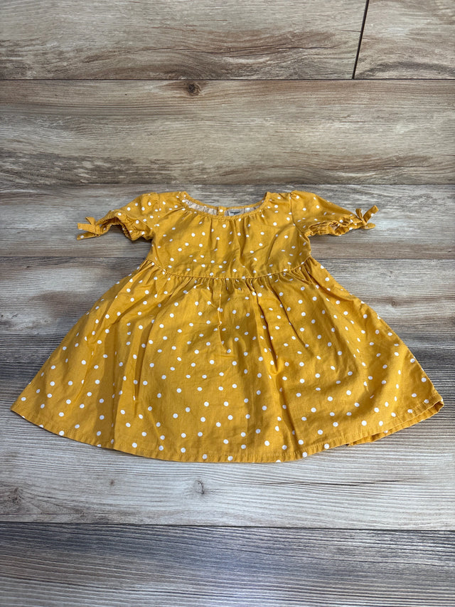 Oshkosh Polka Dot Dress Yellow sz 2T - Me n Mommy To Be