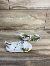 Kate Quinn Tie Booties, White sz 12-18m