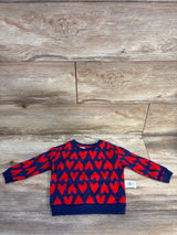 NEW Old Navy Heart Sweatshirt Navy sz 12-18m