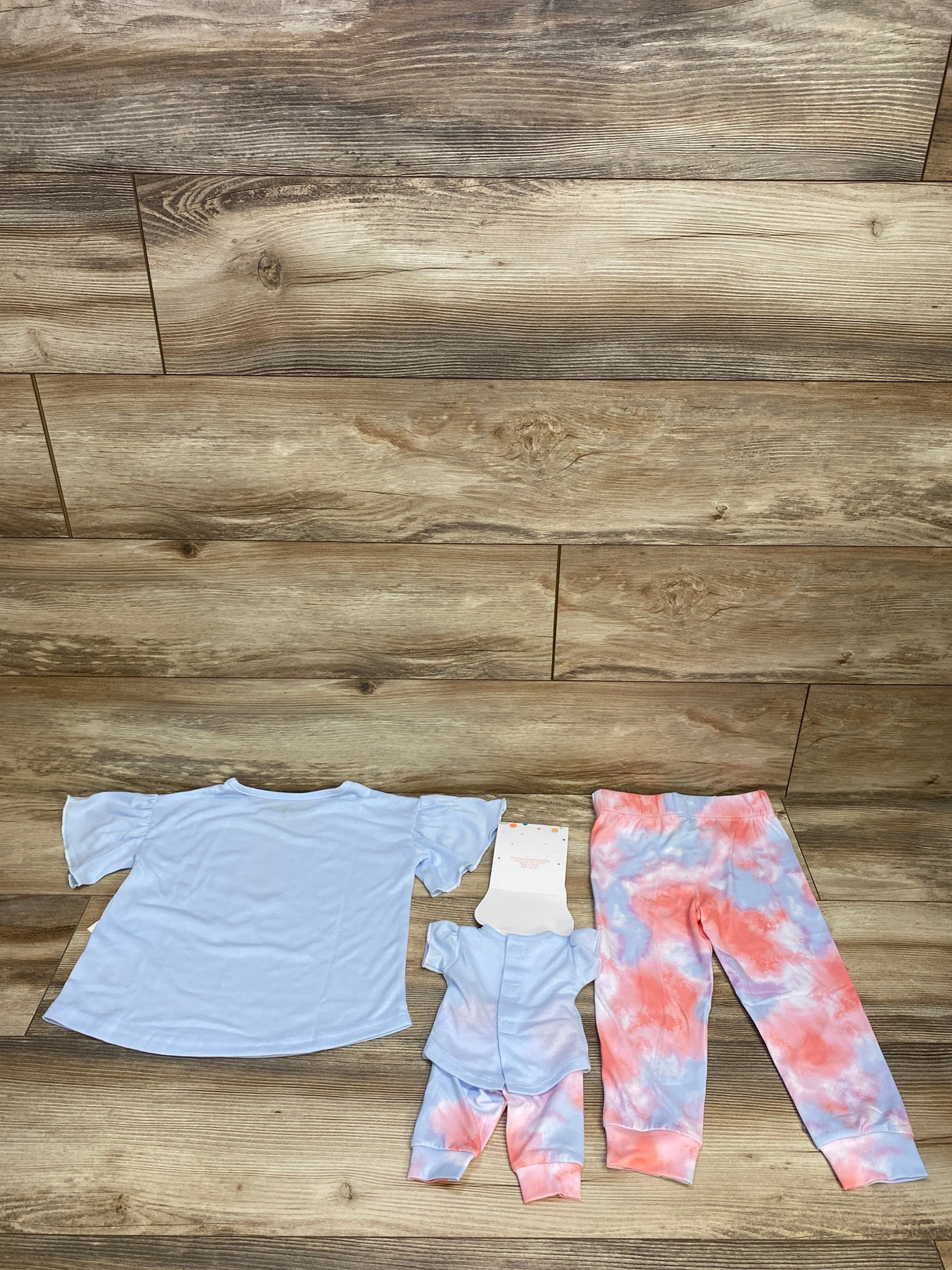 NEW Saint Eve Girls Pajama + Matching Doll PJ, Unicorn sz 4T