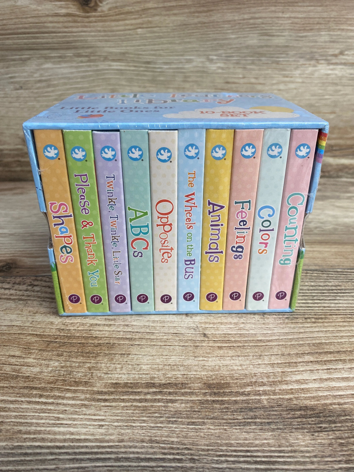 NEW Little Learners 10 Board Book Library Set