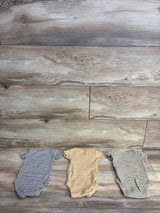 Carter's 3pk Striped Bodysuit Set Yellow sz Newborn