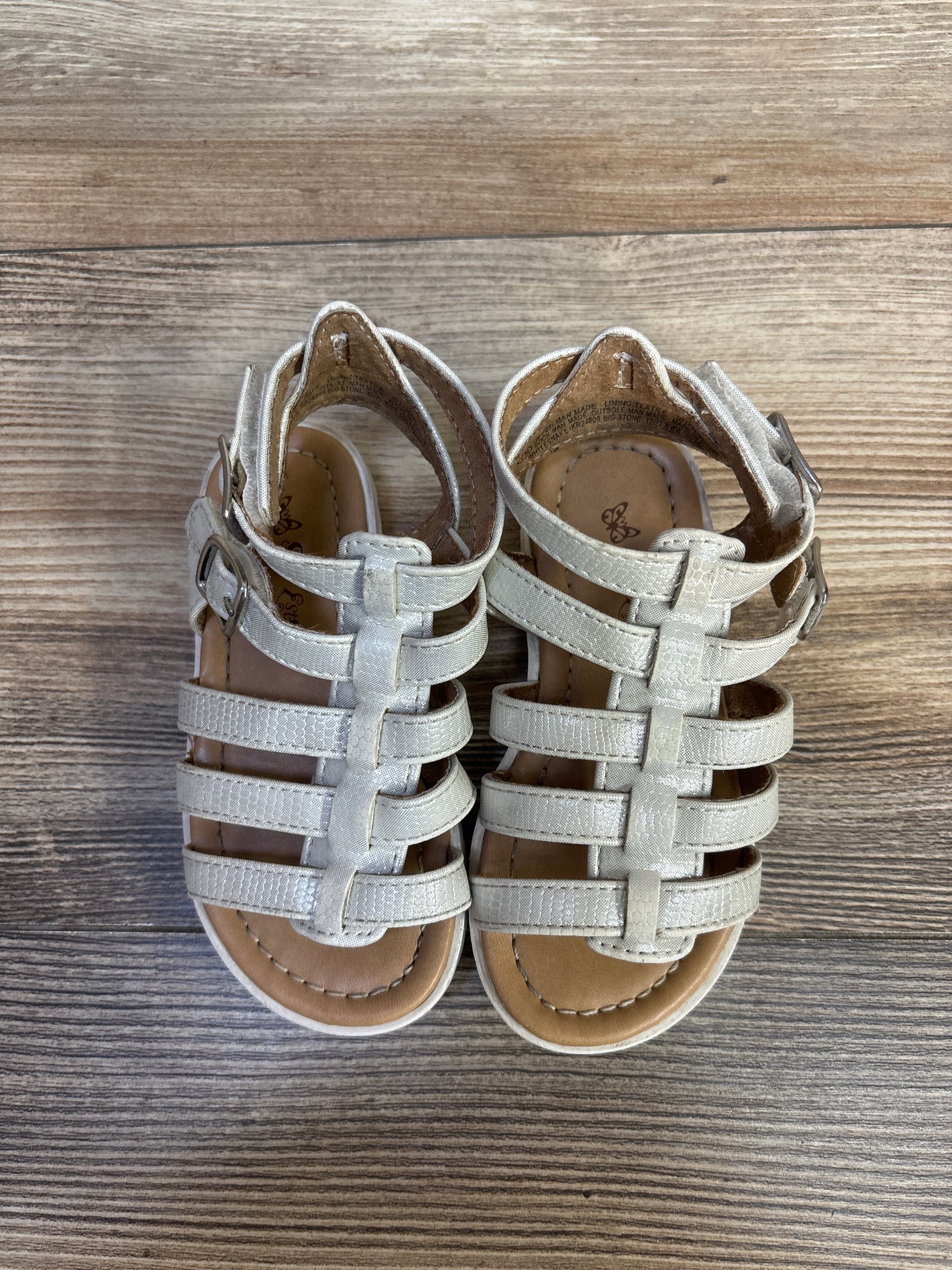 Self Esteem Fisherman Sandals White sz 7c