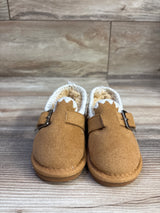 NEW Capelli Sherpa Buckle Slippers Brown sz 4/5c