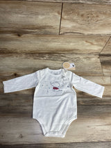 NEW First Impressions Elephant Bodysuit White sz 6-9m