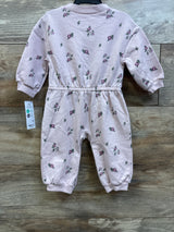 NEW Child Of Mine Floral Coverall Pink sz 3-6m