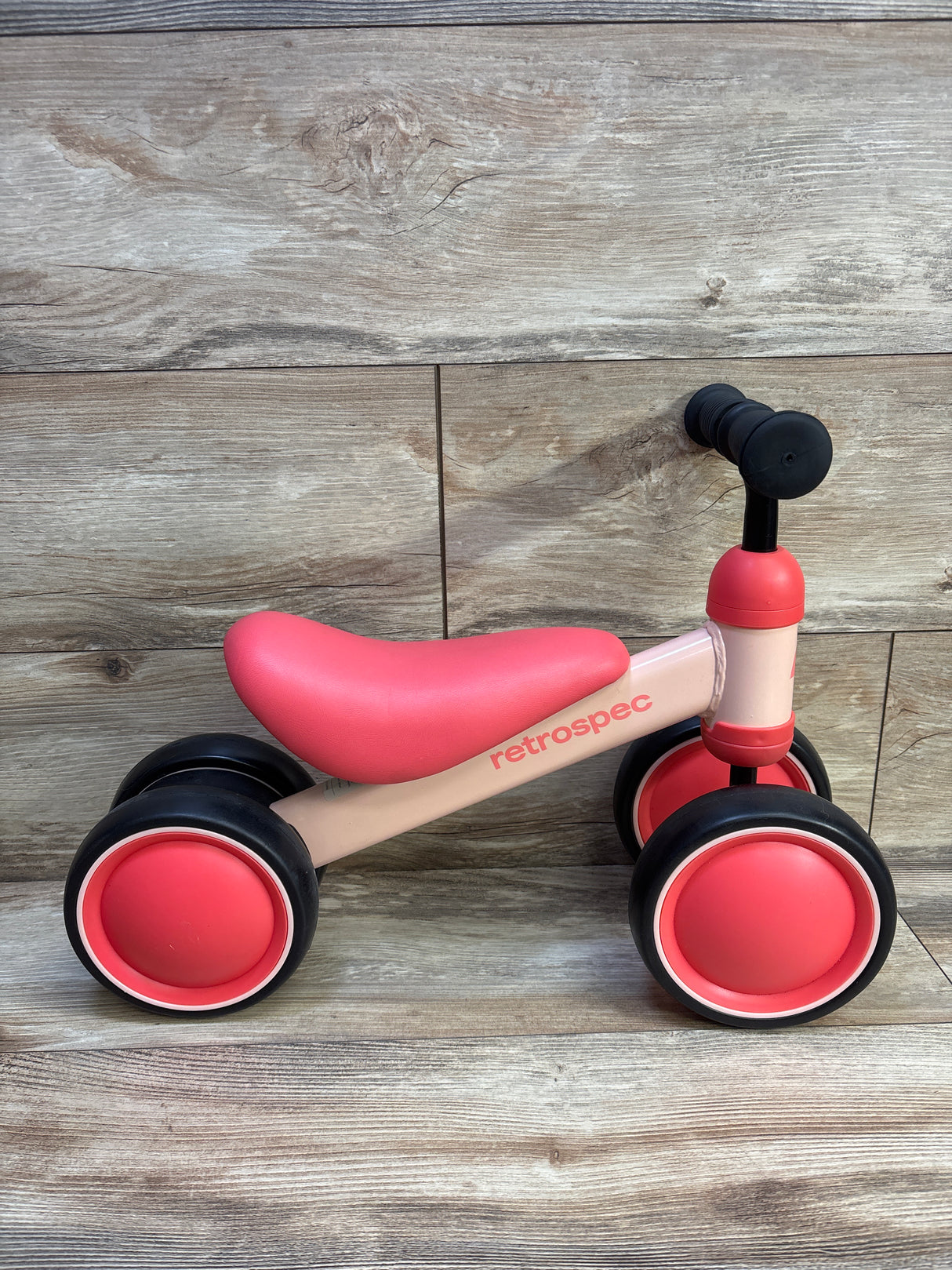 RetroSpec Cricket Mini 6'' Balance Bike in Blush