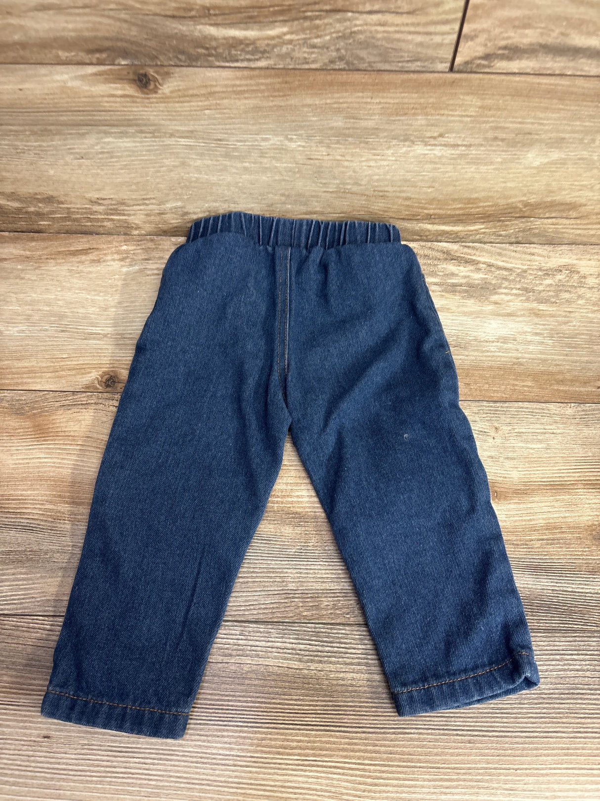 Distressed Pull On Jeans Blue sz 12-18m