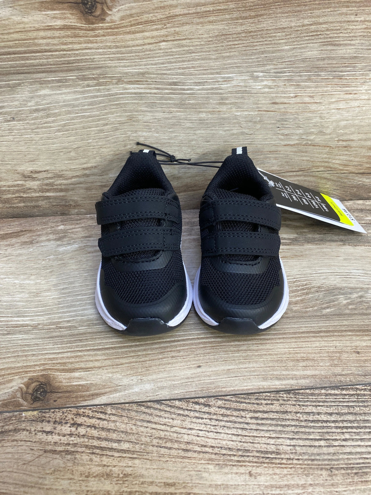 NEW Athletic Works Mesh Jogger Sneakers Black sz 3c