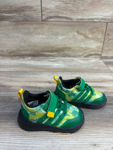 Adidas x LEGO Racer TR21 EL Little Kid 'Digi Camo - Green' Sneakers sz 5c