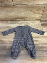 Child Of Mine Striped Sleeper Grey sz Preemie