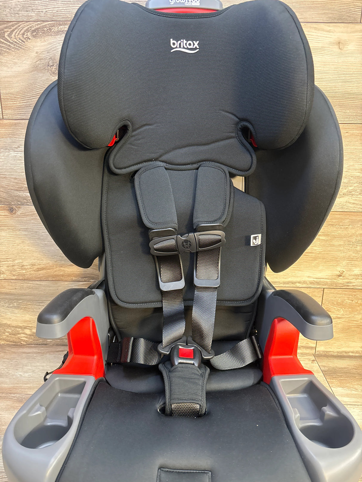 Britax Grow With You ClickTight Harness-2-Booster Car Seat in Black Contour 25-120lbs