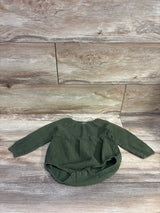 Wonderfly Long Sleeve Gauze Bubble Romper Green sz 18m