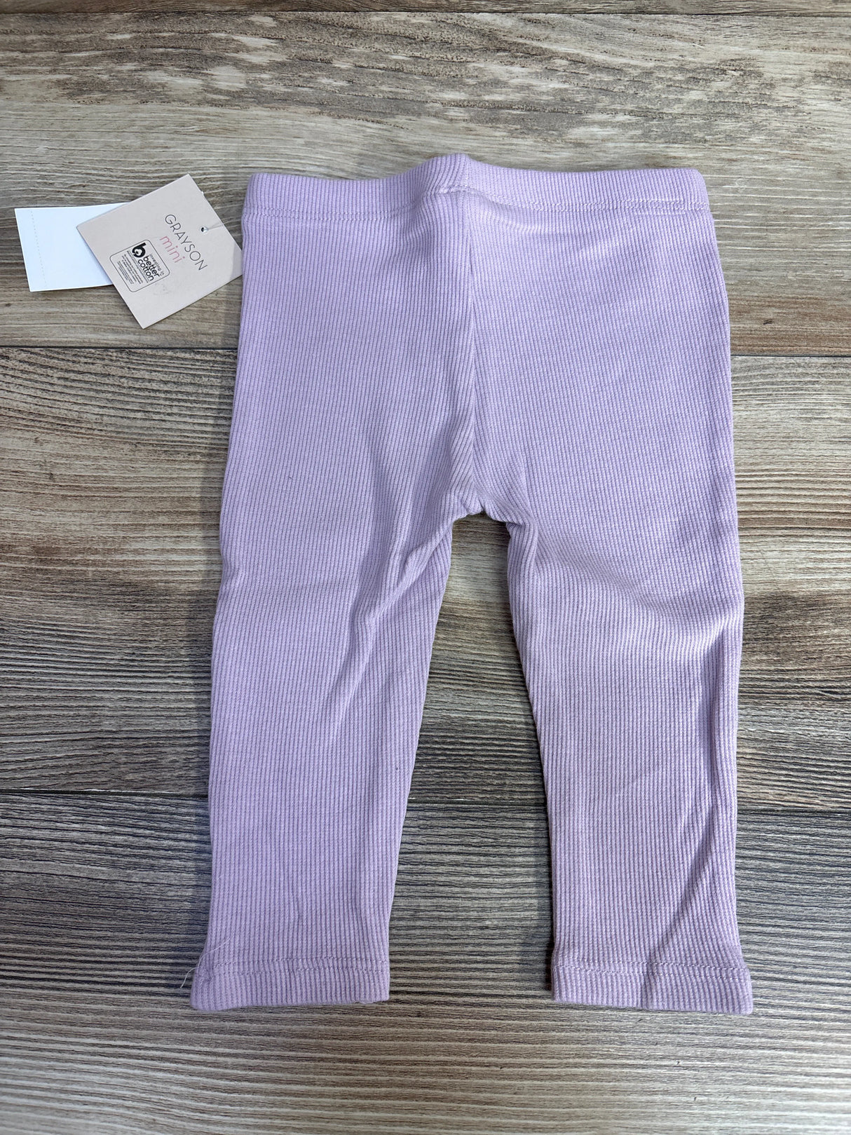 NEW Grayson Mini Ribbed Leggings Purple sz 12m
