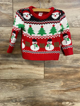 Holiday Time Ugly Sweater White sz 2T