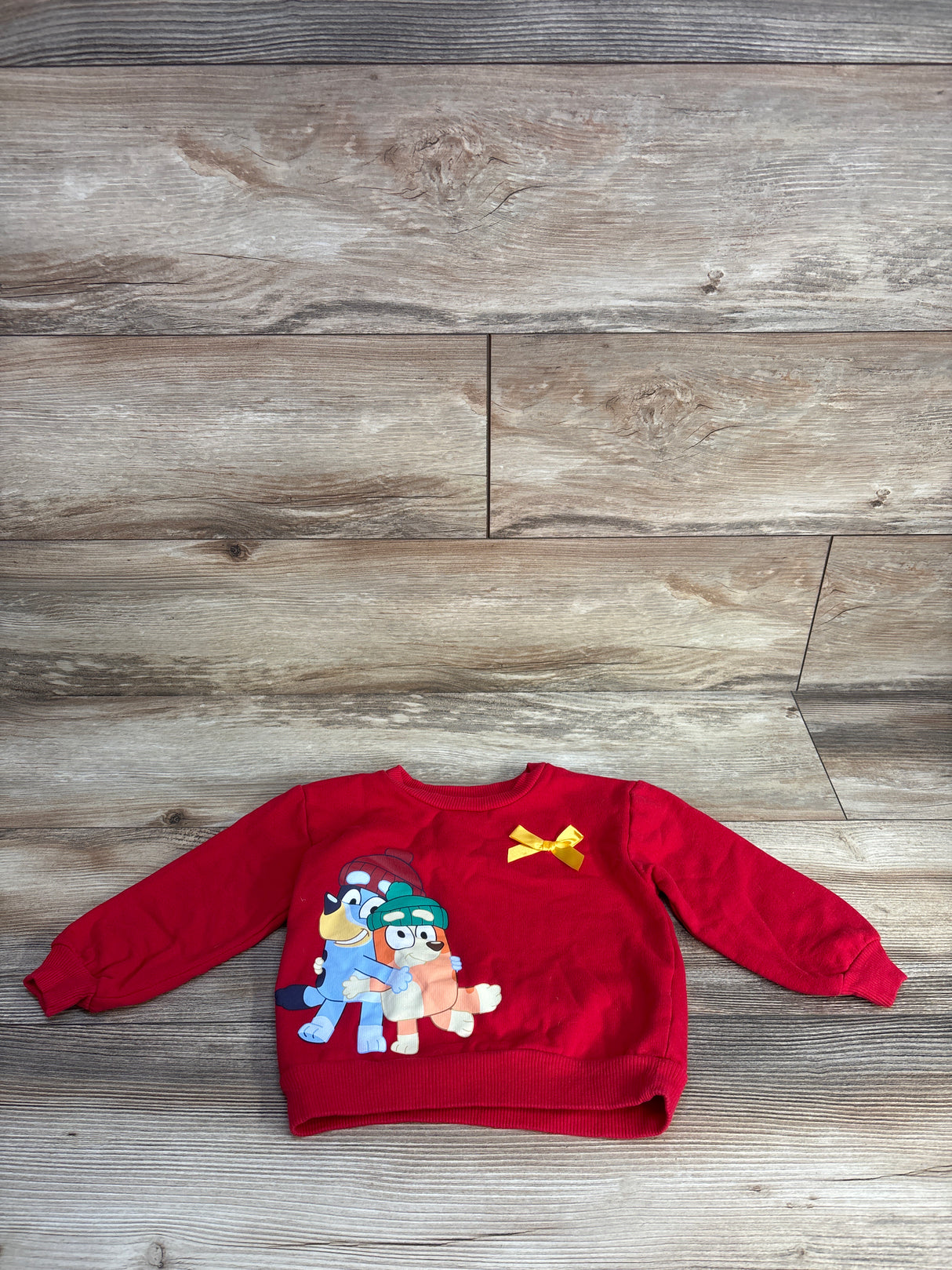 Bluey Christmas Sweatshirt Red sz 4T