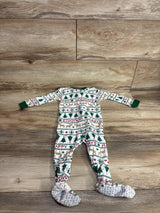 Carter's Happy Holiday's Sleeper White sz 12m