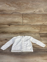 Janie & Jack Bow Pocket Cardigan White sz 2T
