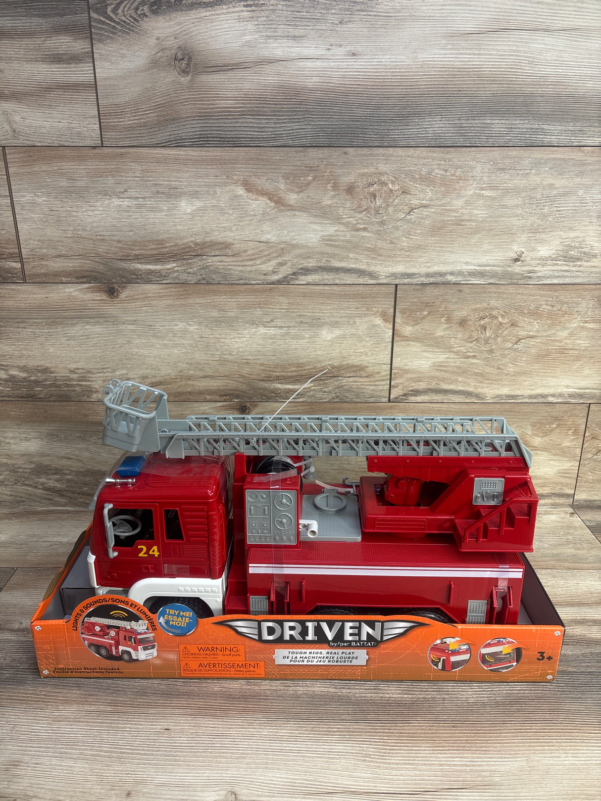 NEW Driven by Battat 19-Inch Fire Truck