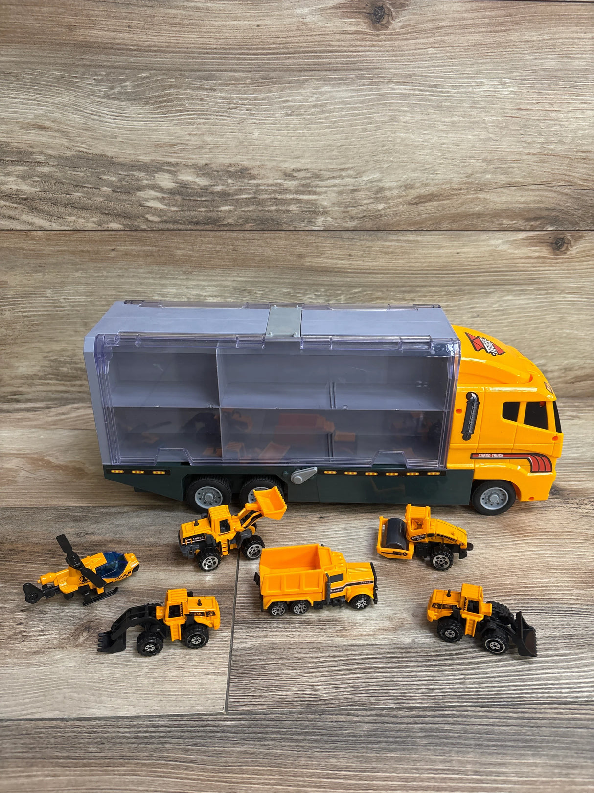 PlayWorld 11-in-1 Construction Truck Vehicle Carrier