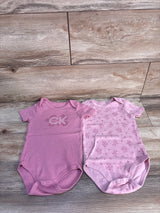 Calvin Klein 2pk Bodysuits Pink sz 18m