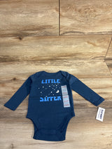 NEW Old Navy Blue Little Sipper Bodysuit sz 6-12m