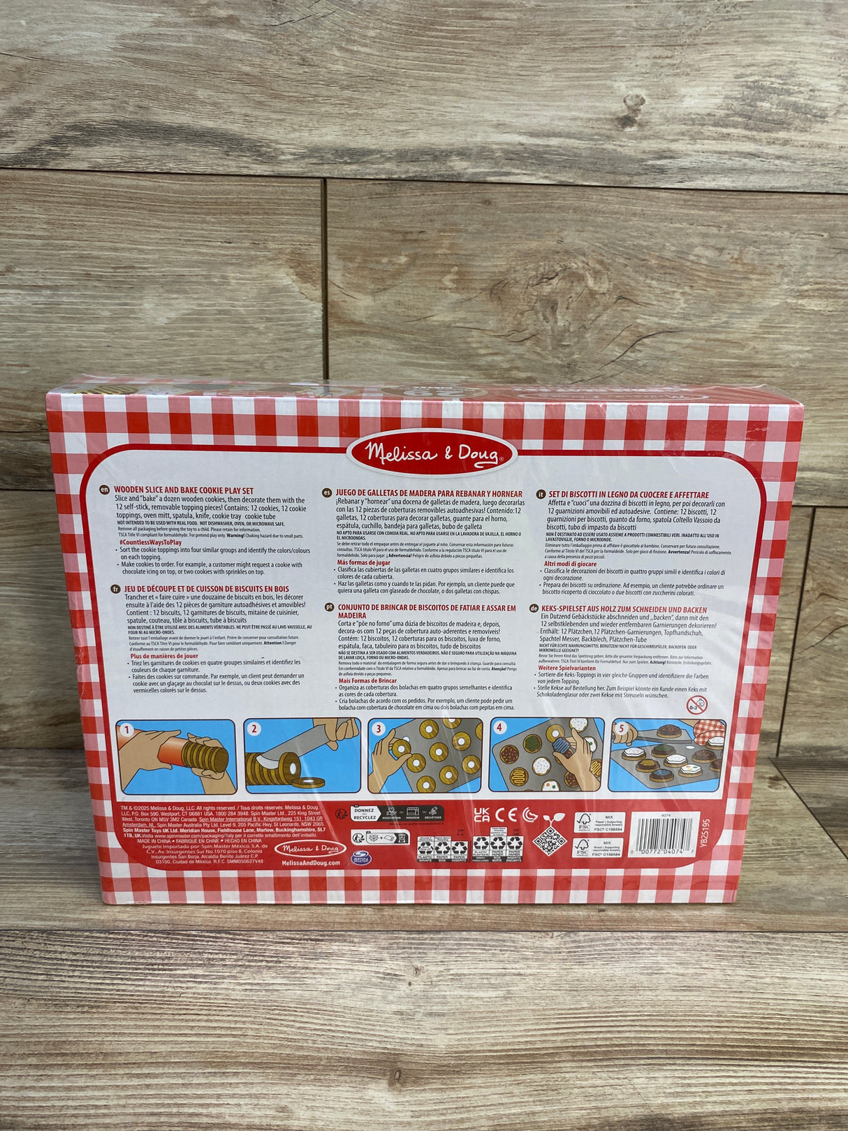 NEW Melissa & Doug Slice & Bake Cookie Play Set 29pc