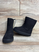 NEW Cat & Jack Pip Shearling Style Boots Black sz 7c