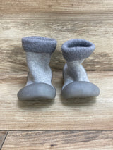 Baby Non-Slip Elastic Sock Slippers Grey Sz 4c/5c