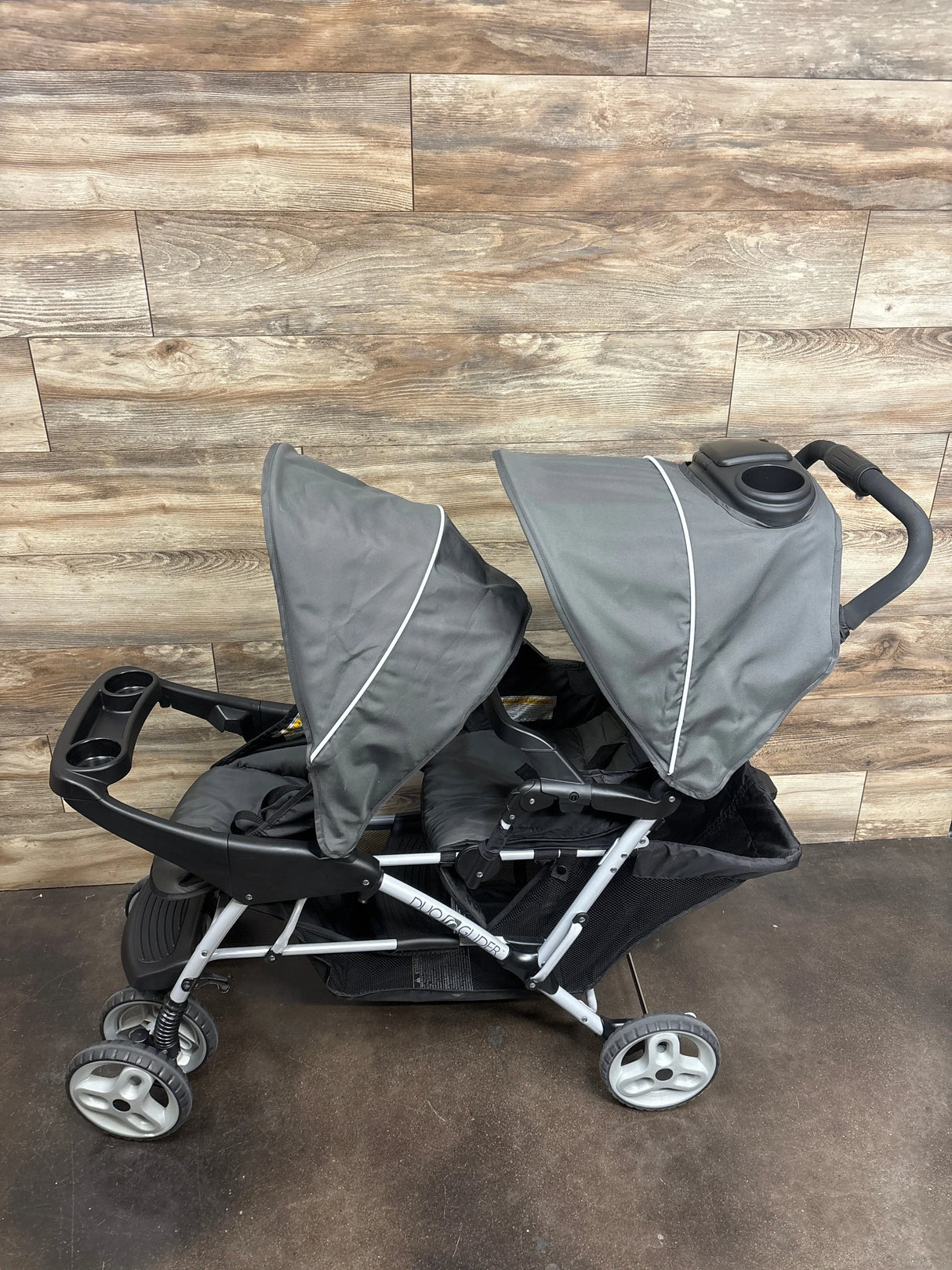 Graco DuoGlider Click Connect Double Stroller in Glacier