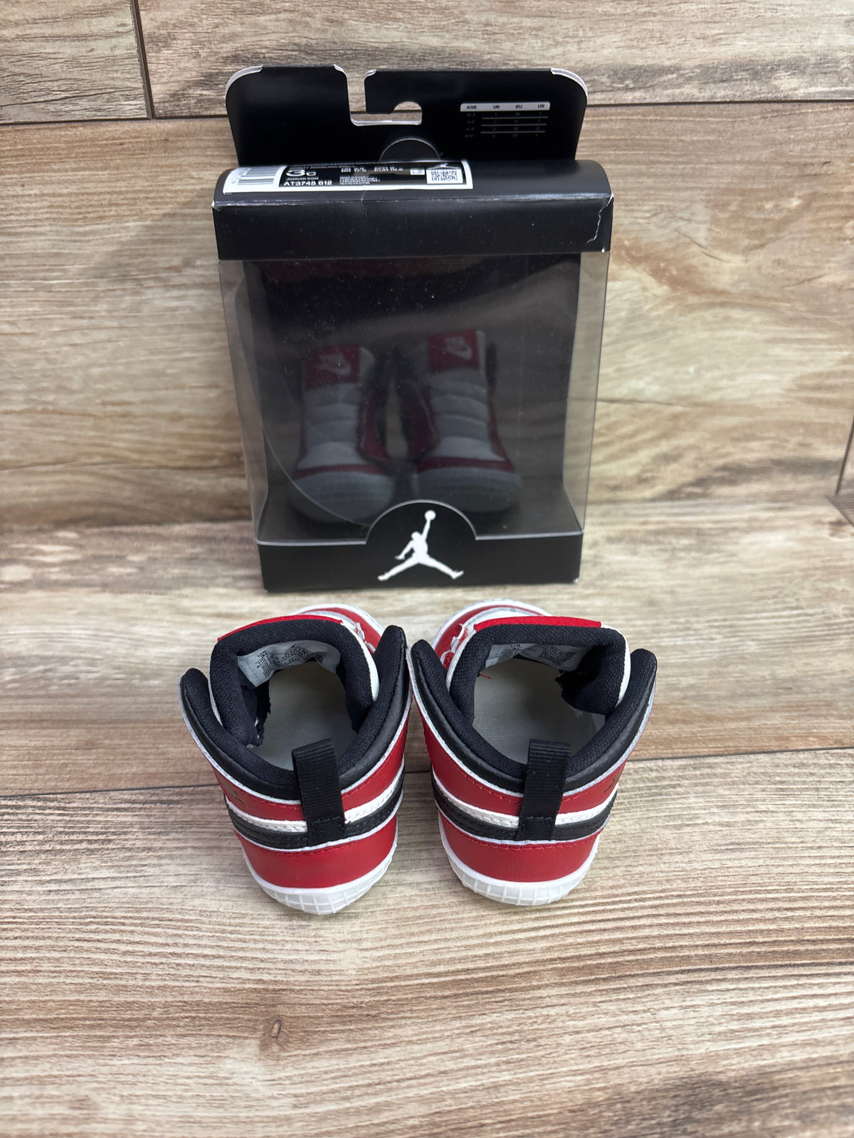Jordan 1 Crib Bootie CB 'Chicago Lost & Found' Sneakers sz 3c