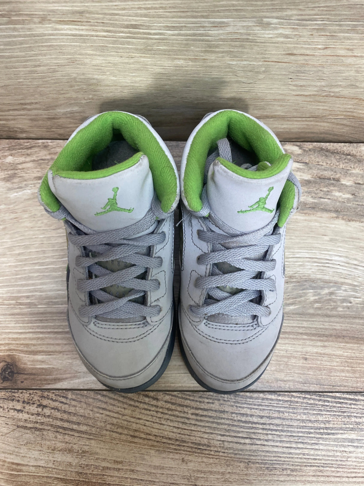 Air Jordan 5 Retro TD 'Green Bean' Sneakers sz 9c