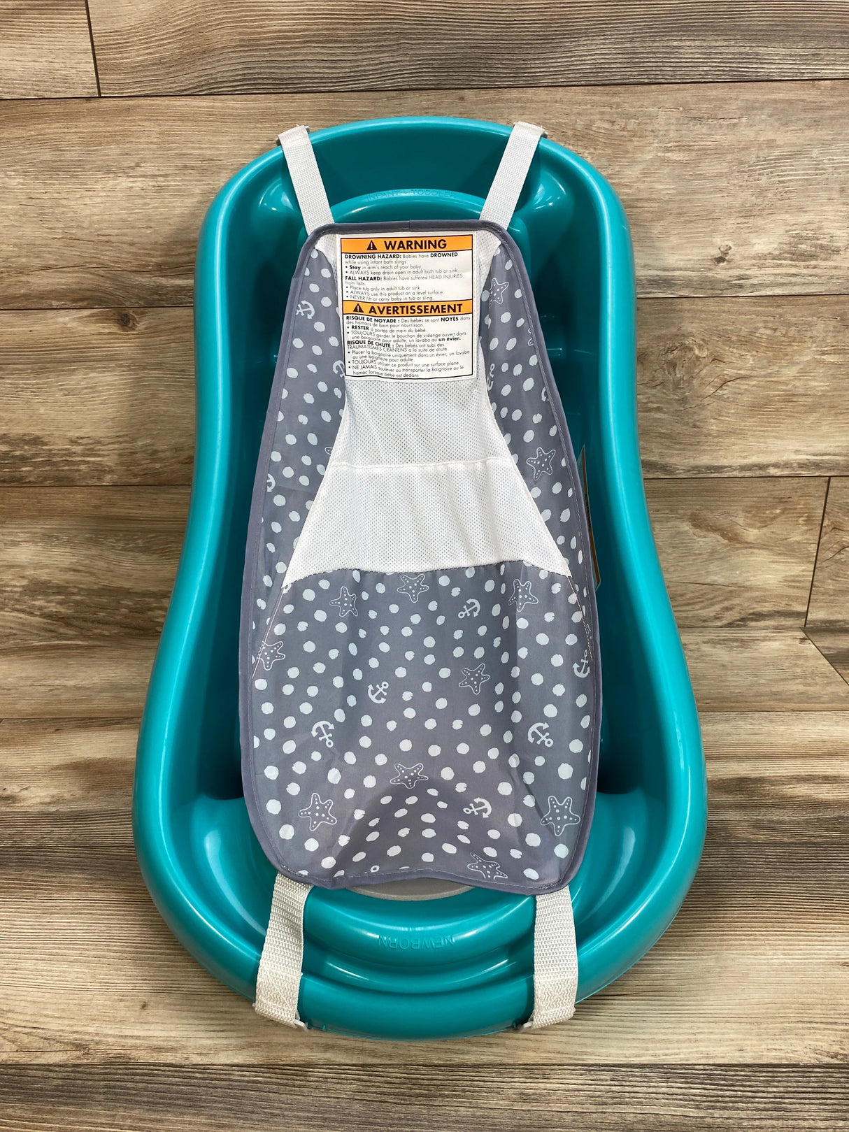 The First Years Bathtub w/ Sling Sure Comfort Teal